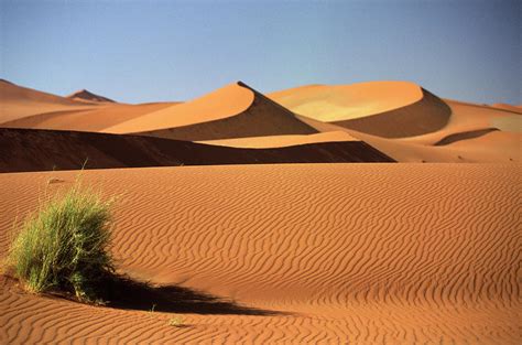 Sand Dunes In Namib Desert, Namibia Photograph by Walter Bibikow - Pixels