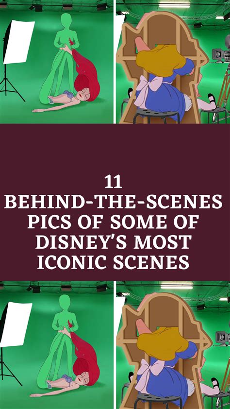 11 behind the scenes pics of some of disney s most iconic scenes – Artofit