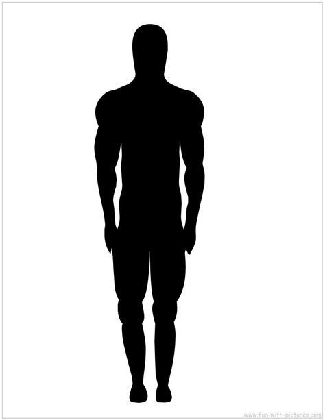 silhouette of man - Clip Art Library