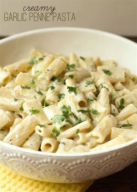 Creamy Garlic Penne Pasta | Lil' Luna