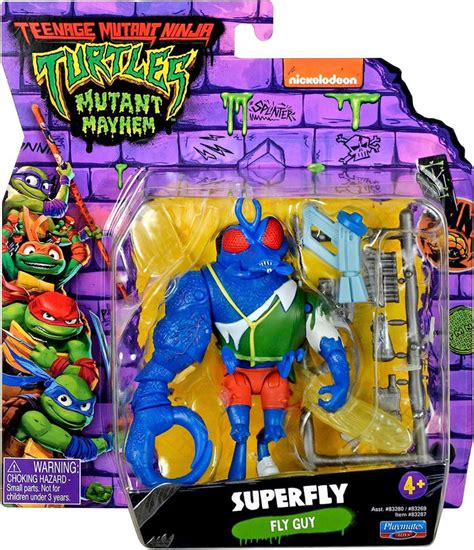 Teenage Mutant Ninja Turtles Mutant Mayhem SUPERFLY Action Figure ...