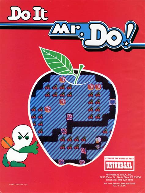 Mr Do! | Classic video games, Man wallpaper, Game art