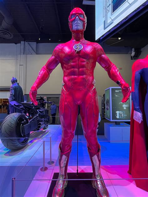 The Flash Movie's New Costume: Exclusive Photos from Licensing Expo