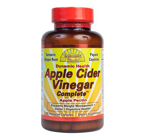 Apple Cider Vinegar 500mg 90 Capsules | Dynamic Health