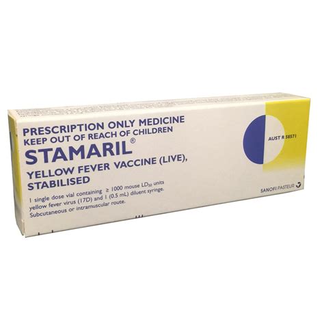 Vaccine Stamaril (Yellow Fever) Qld Health Approved RD - SSS Australia ...