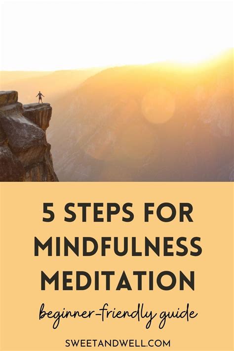 5 Steps for Mindfulness Meditation (beginner-friendly guide ...