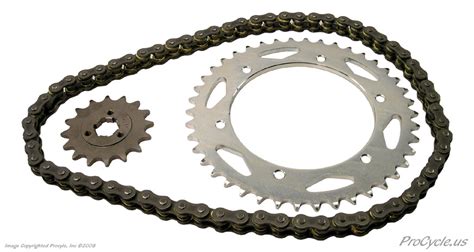 Drive Chain & Sprocket Set: 525 O-Ring Chain | ProCycle.us