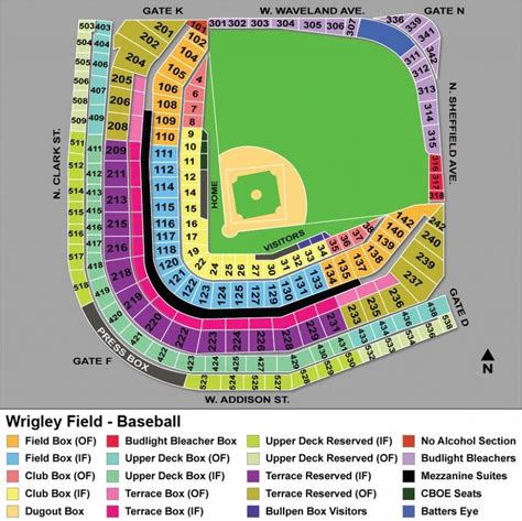 wrigley field seating chart view | Cubs tickets, Wrigley field, Wrigley ...