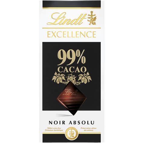 Buy Lindt Excellence 99% Cocoa Dark Chocolate Bar (50g) cheaply | coop.ch