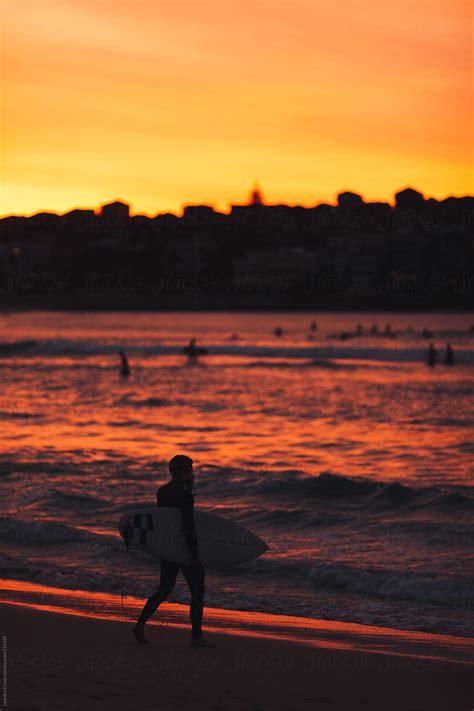 "Bondi Beach Surfing" by Stocksy Contributor "Ohlamour Studio" - Stocksy