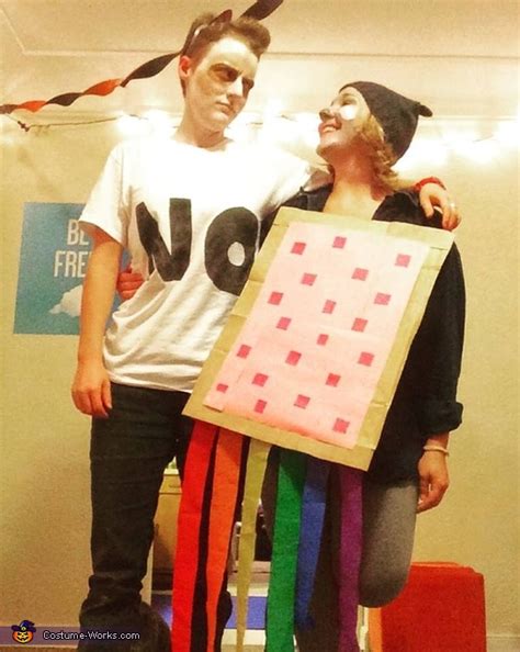 Grumpy Cat and Nyan Cat Costume | Creative DIY Costumes