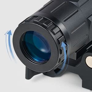 3x21 Red Dot Magnifier with Flip to Side QD Mount Rifles Airsoft Guns ...