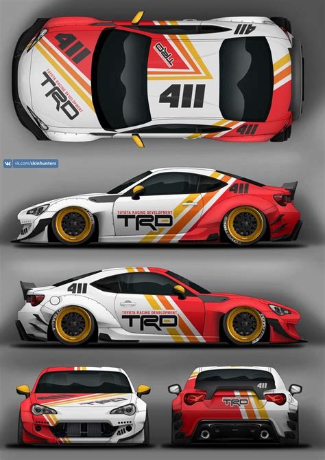 gt86 TRD | Racing car design, Car wrap design, Car wrap