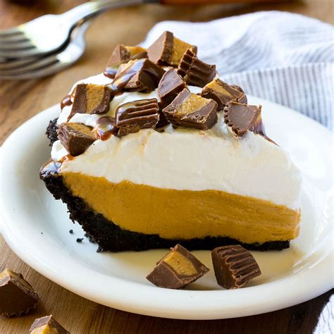 Get Decadent with this No Bake Reese's Peanut Butter Pie - thegoodstuff