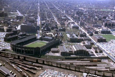 University of Pennsylvania campus, aerial view 1962 College ...