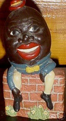 Negro Black African American Humpty Dumpty Sit On Wall | #23518779