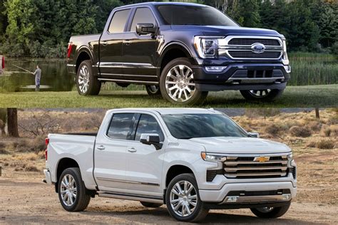 Full-Size Pickup Truck Battle: 2023 Ford F-150 Vs 2023 Chevrolet ...