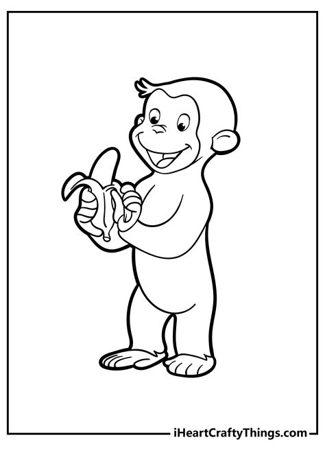 Printable Number 2 Curious George Coloring Pages - DeeganteChan