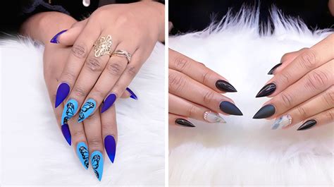 Short Stiletto Nails | 17 Eye-Catching Short Stiletto Nail Designs And ...