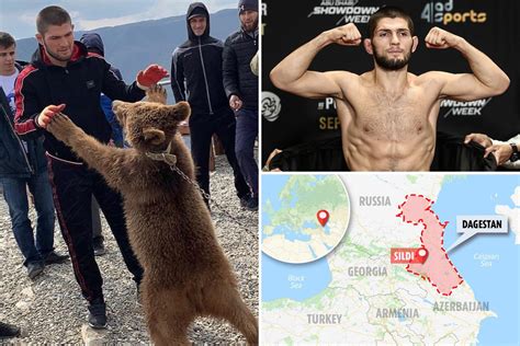 UFC star Khabib wrestled a bear, lives in Dagestan, one of Europe’s ...