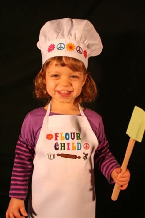 PERSONALIZED CHILDREN'S Apron Set Chef Hats Kids Kitchen - Etsy