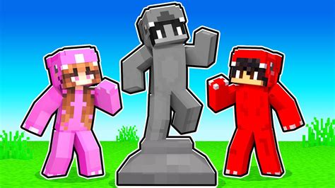 Omz TURNED TO a STATUE In Minecraft! - YouTube