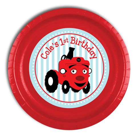 Tec the Tractor BabyFirst TV Birthday Party Personalized Meal | Etsy