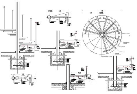 Revolving Door Installation Plan - Cadbull