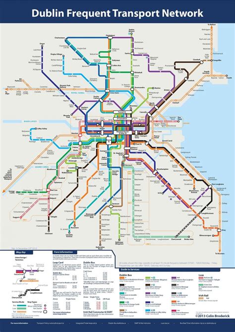 Dublin bus stops map - Dublin bus route map (Ireland)