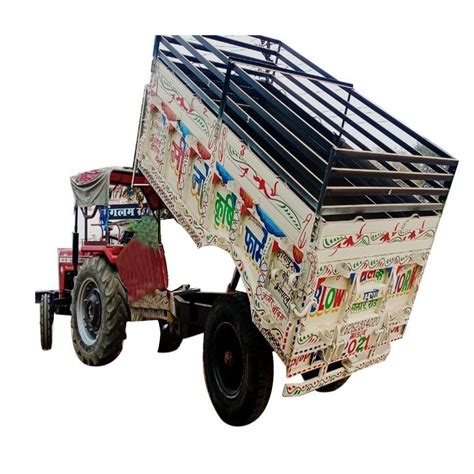 Mild Steel Farming Tractor Trolley, Size: 5x3 Feet at Rs 139999 in Bhopal