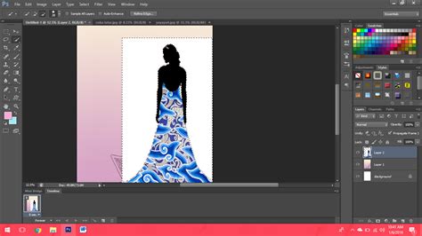 CARA MEMBUAT GAMBAR SEOLAH MENYATU DENGAN BACKGROUND PHOTOSHOP CS6 ...