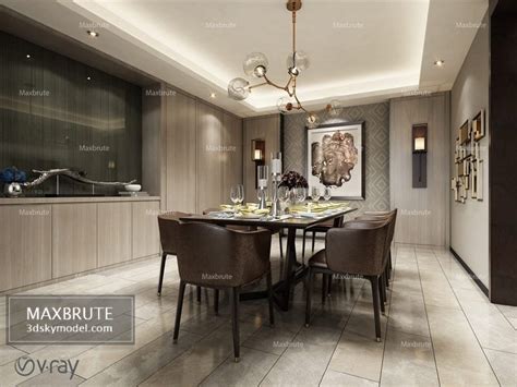 kitchen-B017-post-modern-style Maxbrute Furniture Visualization