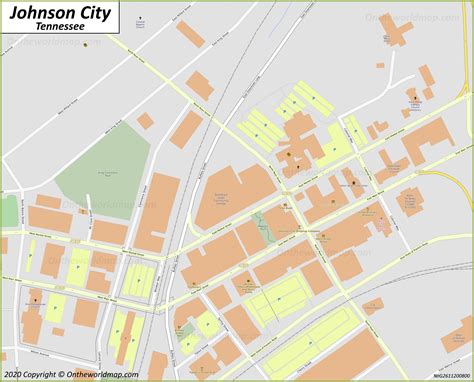 Johnson City Map | Tennessee, U.S. | Discover Johnson City with ...