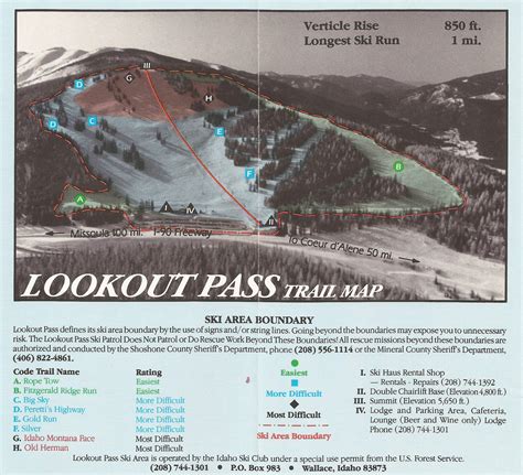 Lookout Pass - SkiMap.org