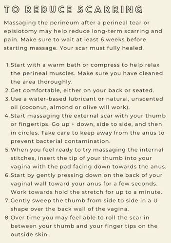 How to Massage Episiotomy Scar Tissue for Optimal Healing and Comfort