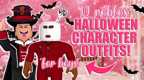 10 aesthetic halloween ROBLOX outfits for BOYS! || mxddsie ♡ - YouTube