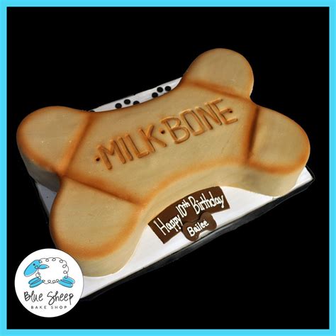 Milk Bone Birthday Cake – Blue Sheep Bake Shop