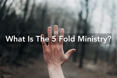 Understanding 5 Fold Ministry Gifts - Anthony Hilder