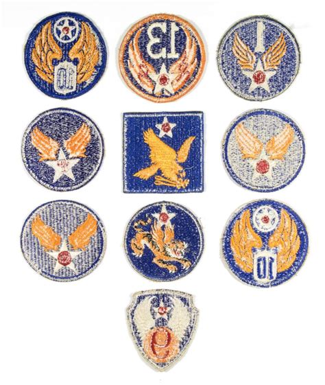 Lot - U.S. ARMY AIR CORPS INSIGNIA (10)