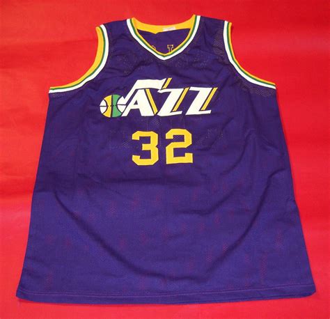 KARL MALONE CUSTOM UTAH JAZZ THROWBACK JERSEY THE MAILMAN