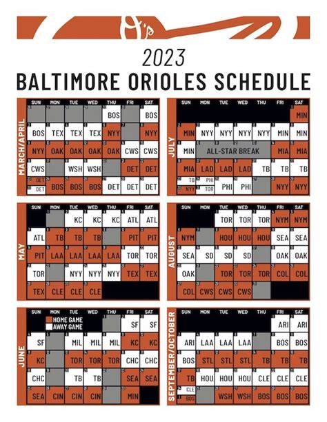 Orioles Release 2023 Schedule