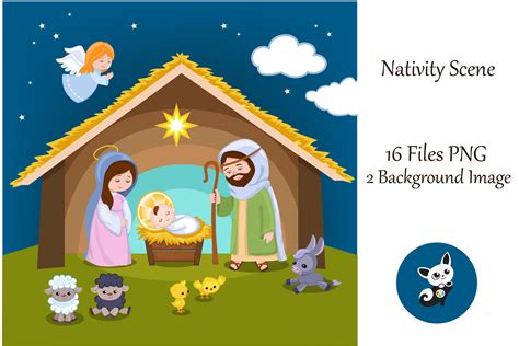 The Nativity Scene Clipart