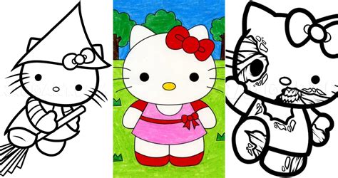 25 Easy Hello Kitty Drawing Ideas - Draw Hello Kitty