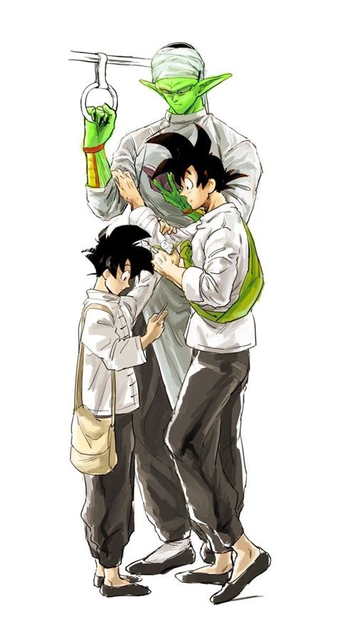 Piccolo, Goku, and Gohan | Dragon ball super manga, Anime dragon ball ...