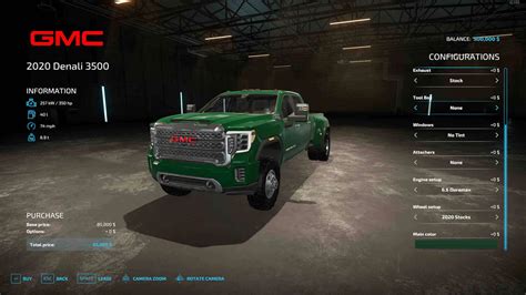 2020 GMC denali v1.0.0.0 - FS25 / FS22 Mod