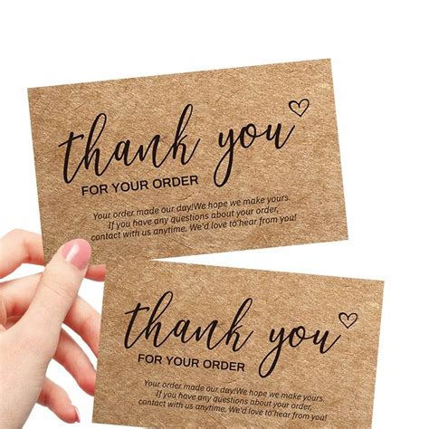 Kraft "Thank You" Cards | Office Stationary | PRINTEX