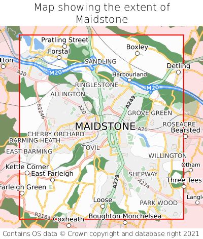 Where is Maidstone? Maidstone on a map