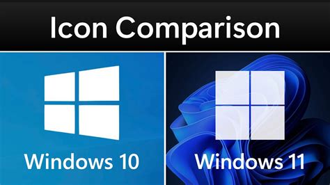 Windows 11 Icons vs Windows 10 Icons! - YouTube