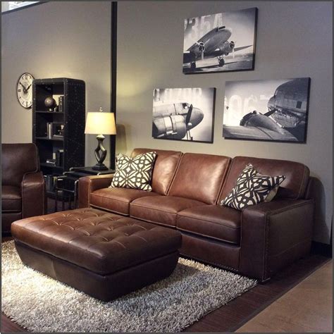 Living Room Ideas Brown Sofa Grey Walls | Brown living room decor ...