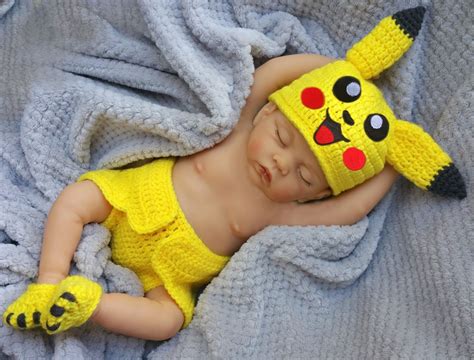 Newborn Halloween baby costume Pikachu baby Halloween costume baby girl ...